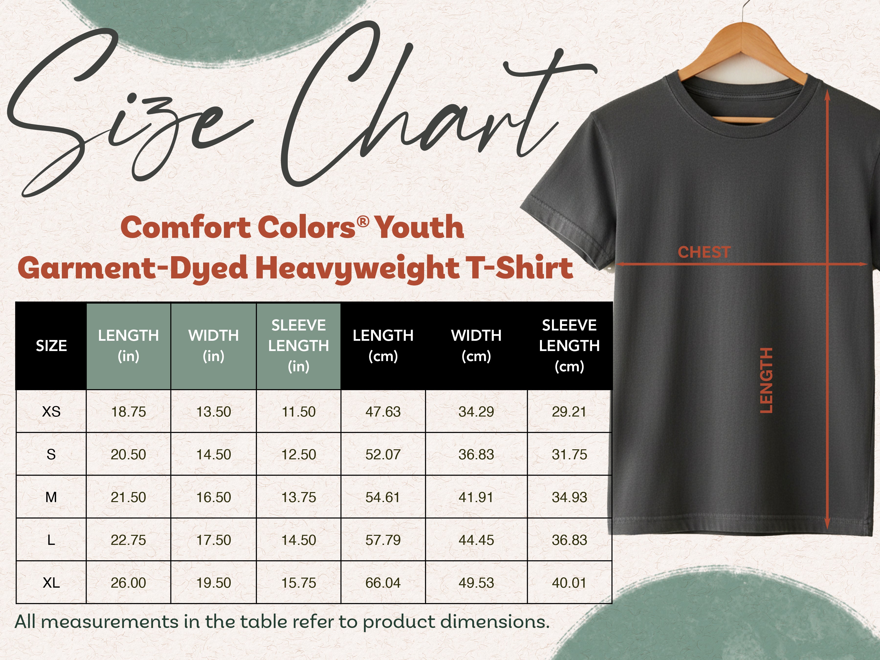 Youth rainbow design Comfort Colors shirt