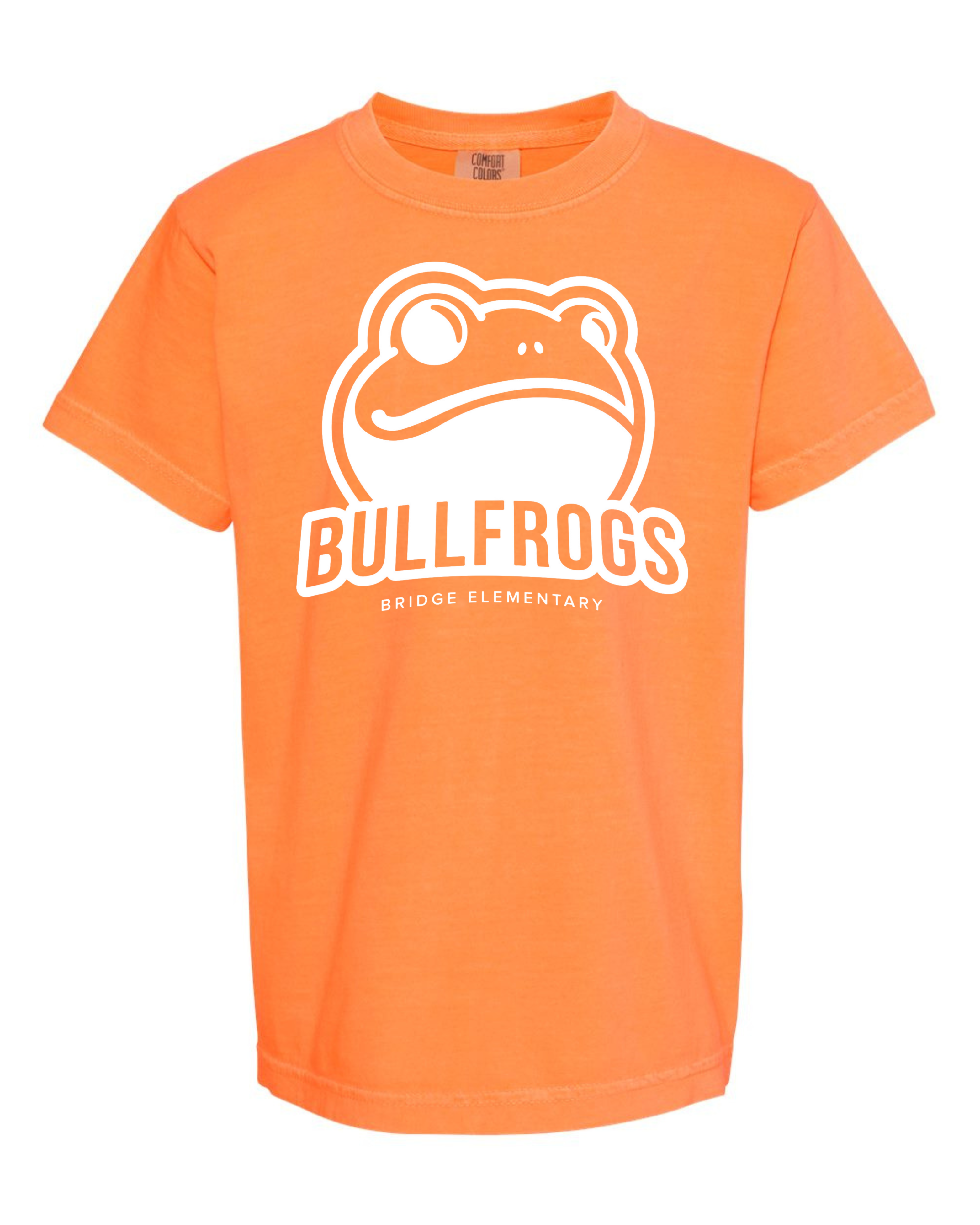 (Comfort colors) Youth shirt Melon (Neon orange)