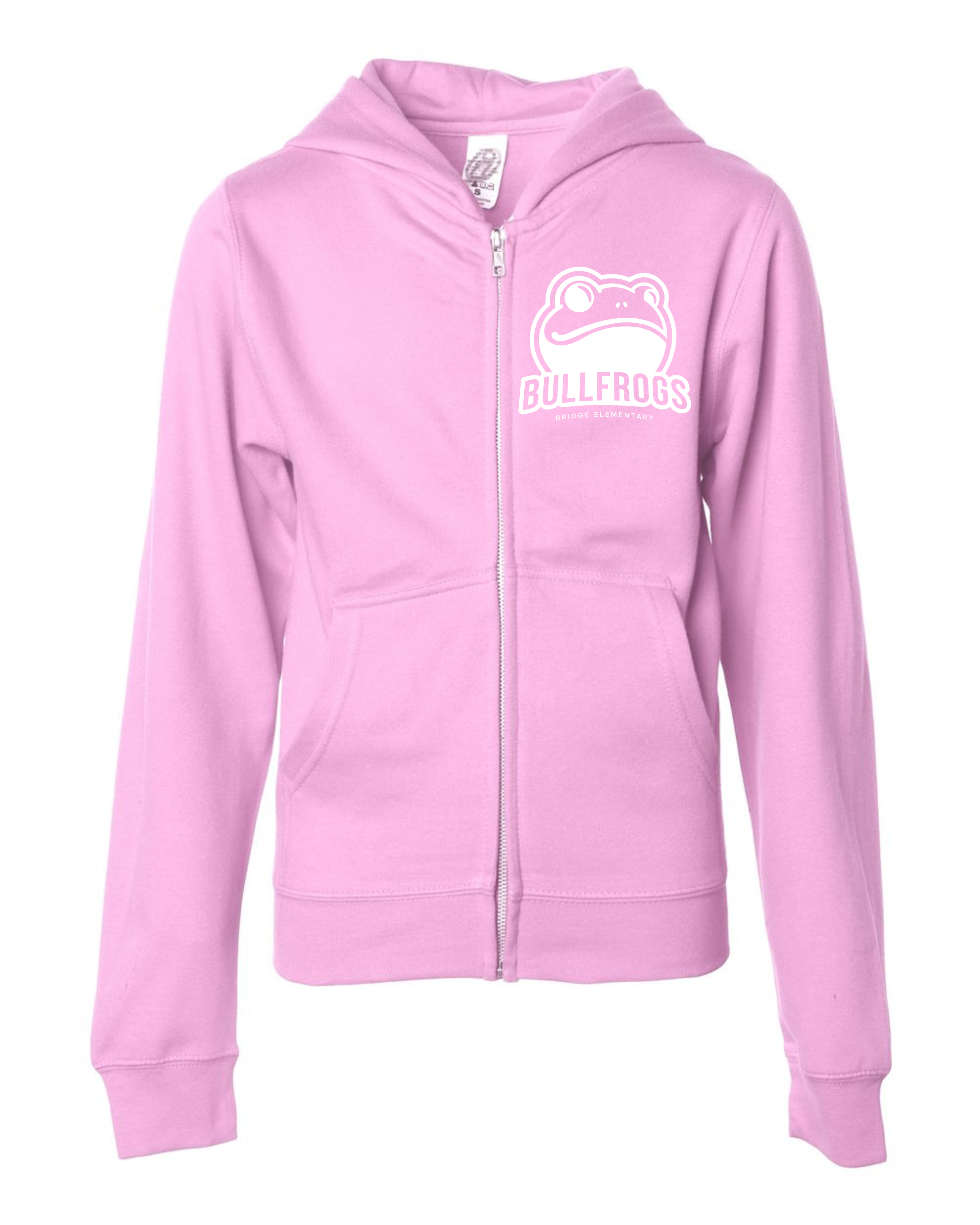 Youth zip up hoodie PINK