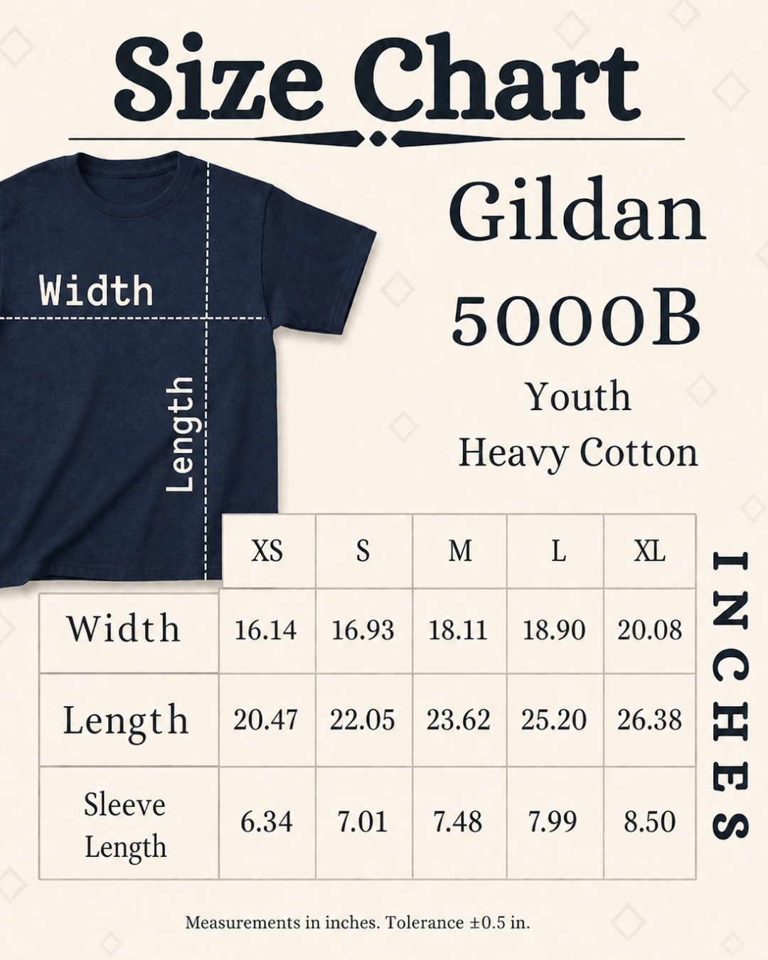 (Gildan) Youth shirt black