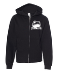 Youth zip up hoodie Black