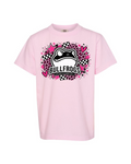 Youth comfort colors "pink leopard print"