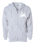 Adult zip up hoodie gray