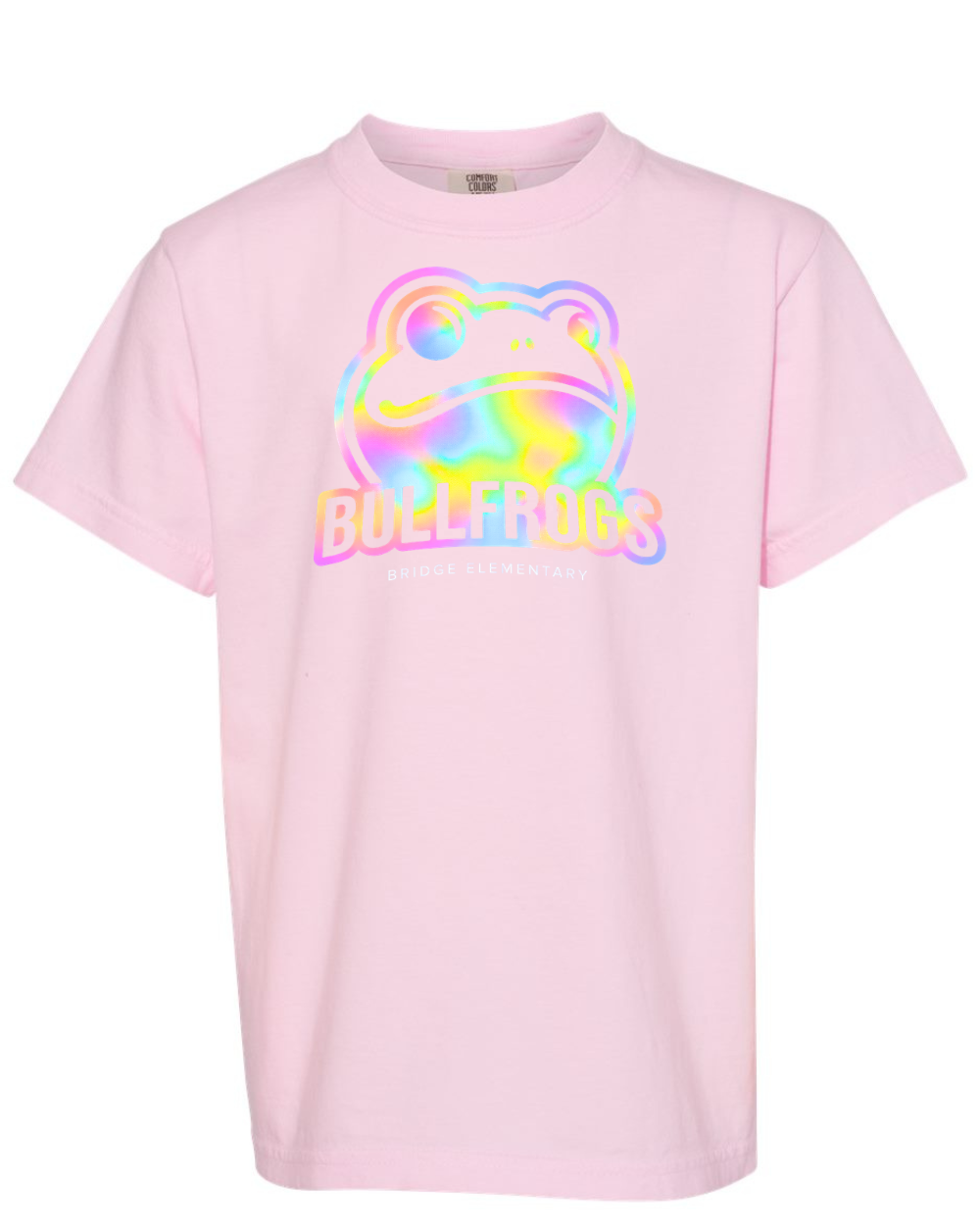 Youth rainbow design Comfort Colors shirt