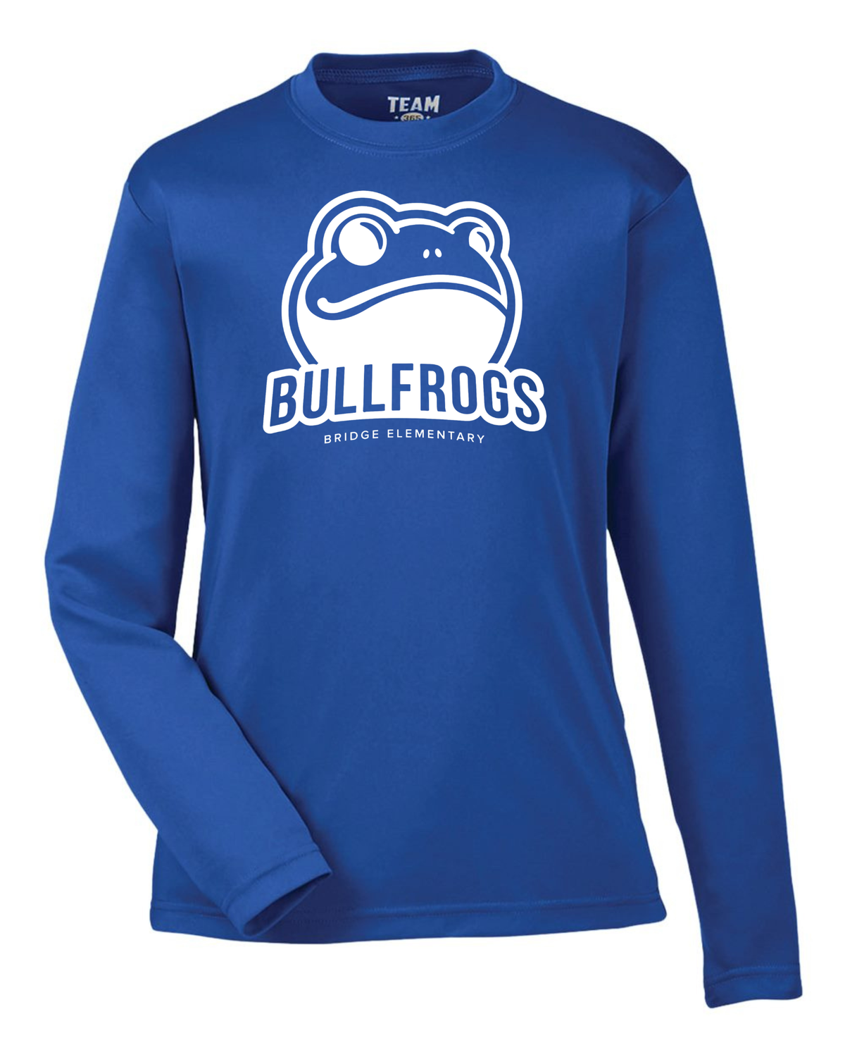 Youth Performance Long Sleeve T-Shirt royal blue
