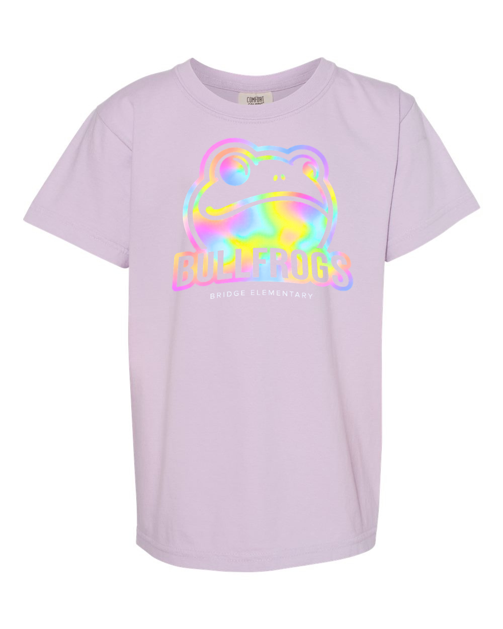 Youth rainbow design Comfort Colors shirt