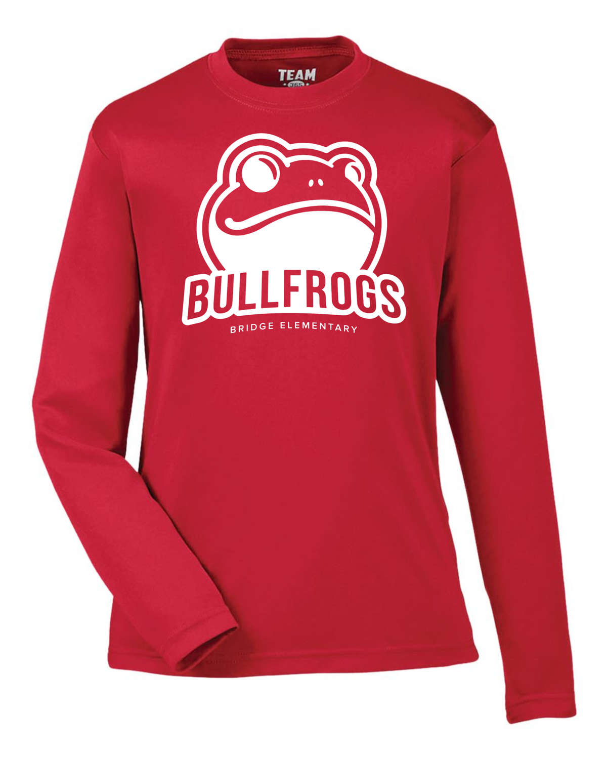 Youth Performance Long Sleeve T-Shirt red