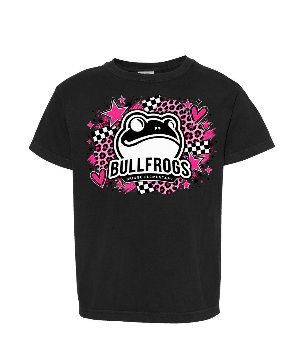 Youth comfort colors "pink leopard print"