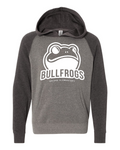 Youth Pull over hoodie Nickel/carbon (white design)