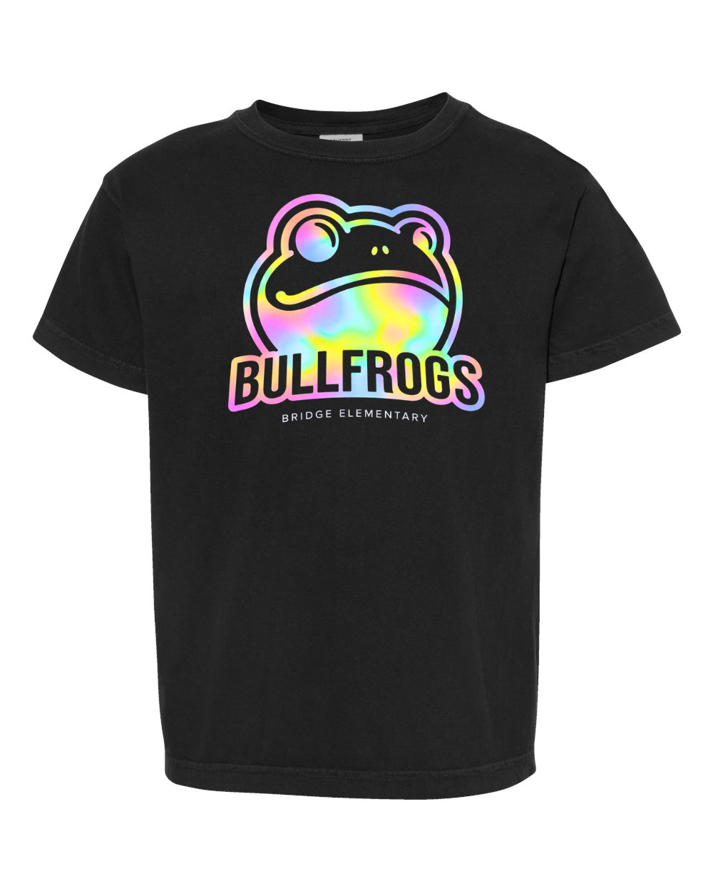Youth rainbow design Comfort Colors shirt