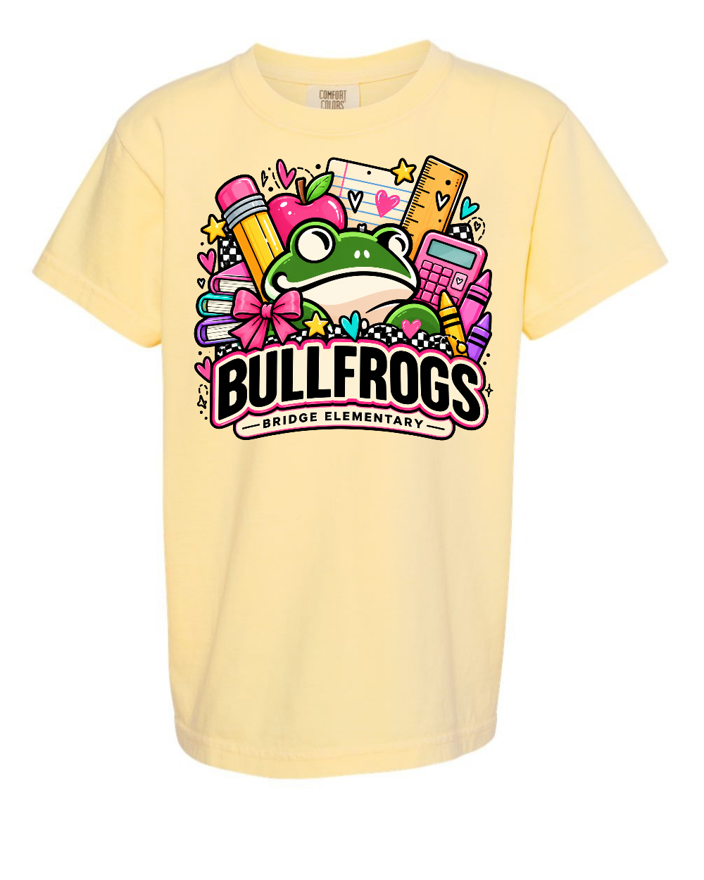 Youth comfort colors "school frog"