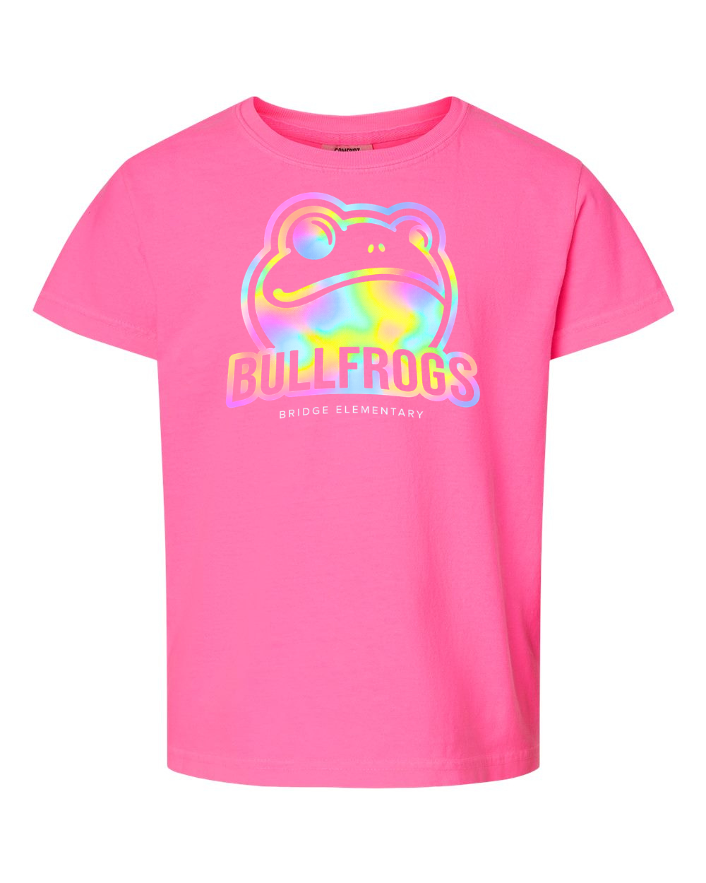 Youth rainbow design Comfort Colors shirt