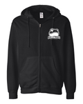 Adult zip up hoodie black