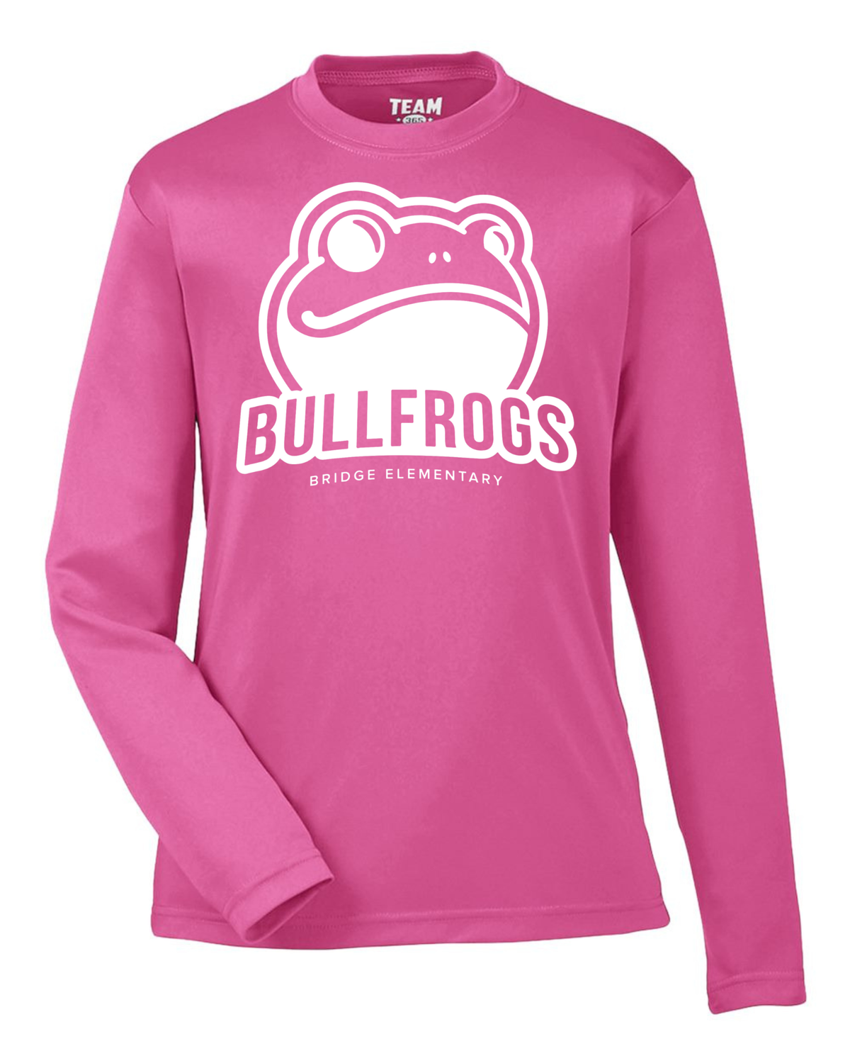 Youth Performance Long Sleeve T-Shirt Sport pink
