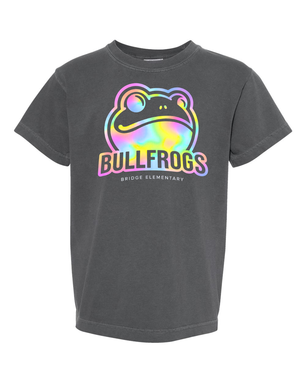 Youth rainbow design Comfort Colors shirt