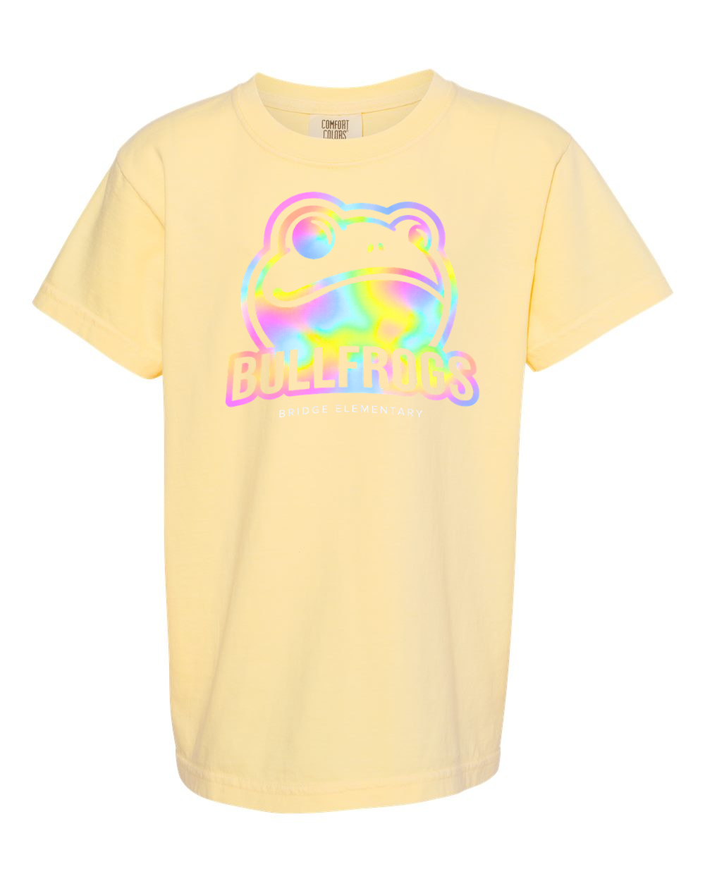 Youth rainbow design Comfort Colors shirt