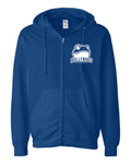 Adult zip up hoodie royal blue
